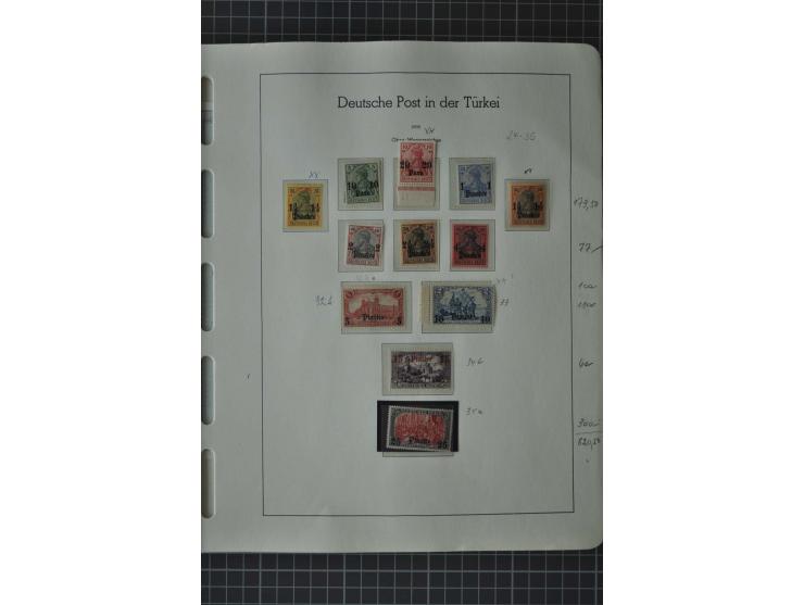 China bis Togo, ungebrauchte und postfrische Sammlung mit vielen besseren Werten, dabei Deutsche Post in der Türkei Mi.-Nr. 3