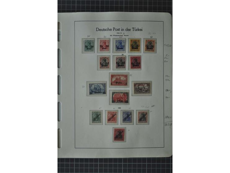 China bis Togo, ungebrauchte und postfrische Sammlung mit vielen besseren Werten, dabei Deutsche Post in der Türkei Mi.-Nr. 3