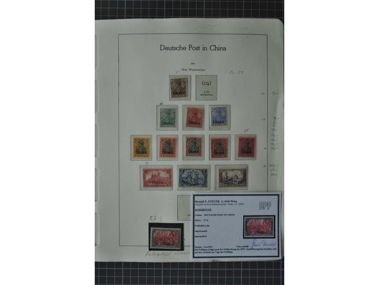 China bis Togo, ungebrauchte und postfrische Sammlung mit vielen besseren Werten, dabei Deutsche Post in der Türkei Mi.-Nr. 3