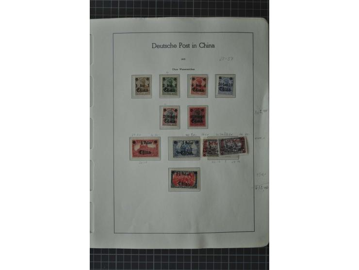 China bis Togo, ungebrauchte und postfrische Sammlung mit vielen besseren Werten, dabei Deutsche Post in der Türkei Mi.-Nr. 3