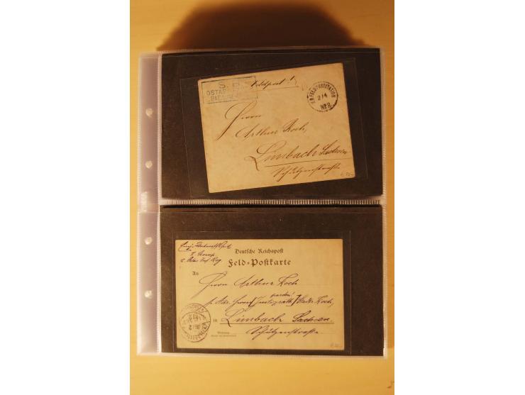 1898/1914, 61 Belege China und 29 Belege Kiautschou, dabei Feldpost, Ansichtskarten etc.