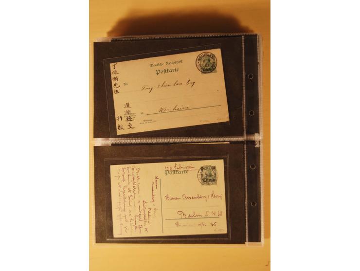 1898/1914, 61 Belege China und 29 Belege Kiautschou, dabei Feldpost, Ansichtskarten etc.