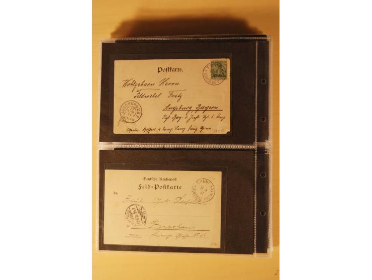 1898/1914, 61 Belege China und 29 Belege Kiautschou, dabei Feldpost, Ansichtskarten etc.