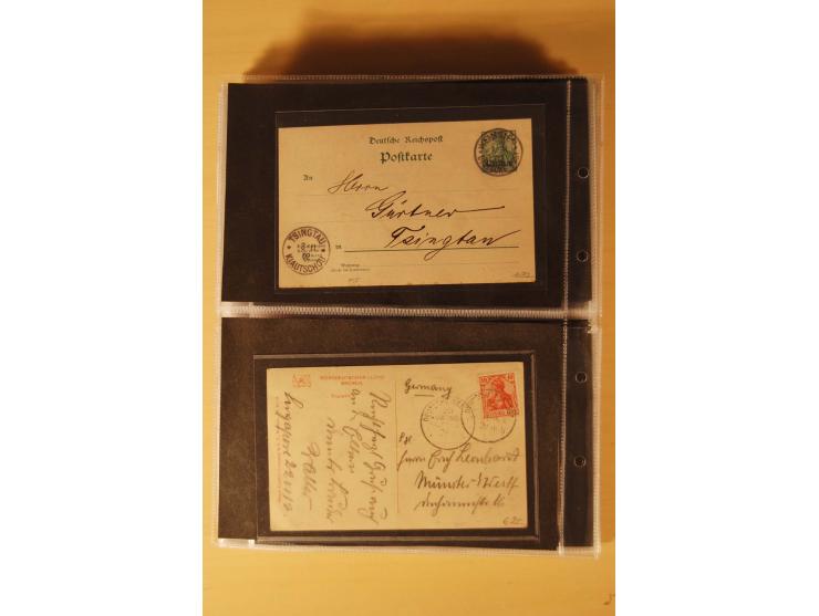 1898/1914, 61 Belege China und 29 Belege Kiautschou, dabei Feldpost, Ansichtskarten etc.