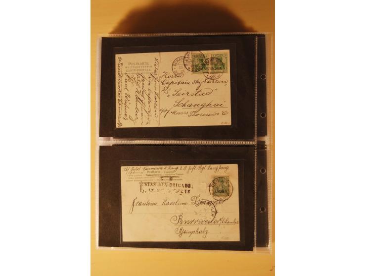 1898/1914, 61 Belege China und 29 Belege Kiautschou, dabei Feldpost, Ansichtskarten etc.