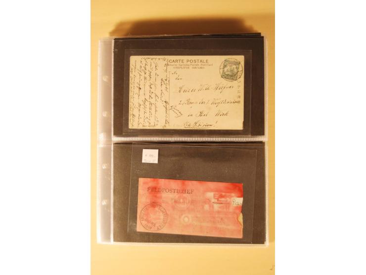 1898/1914, 61 Belege China und 29 Belege Kiautschou, dabei Feldpost, Ansichtskarten etc.