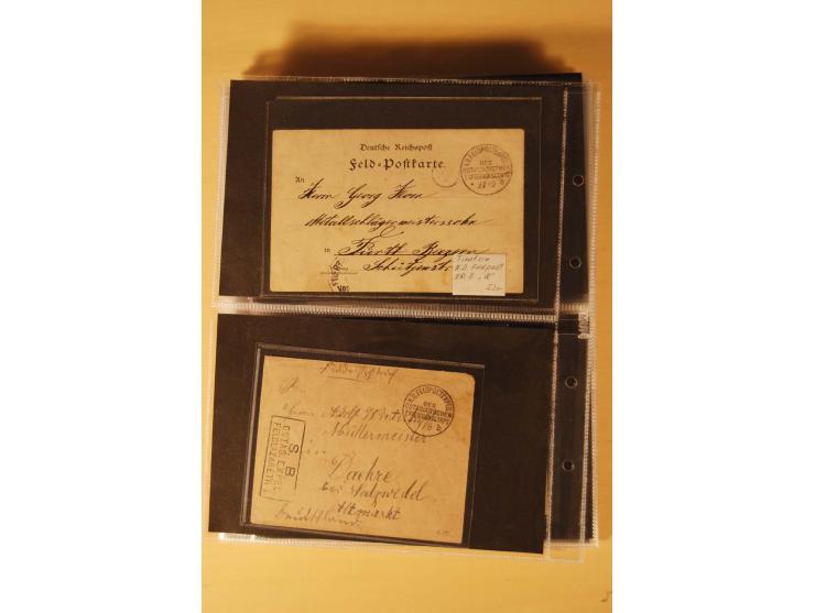 1898/1914, 61 Belege China und 29 Belege Kiautschou, dabei Feldpost, Ansichtskarten etc.