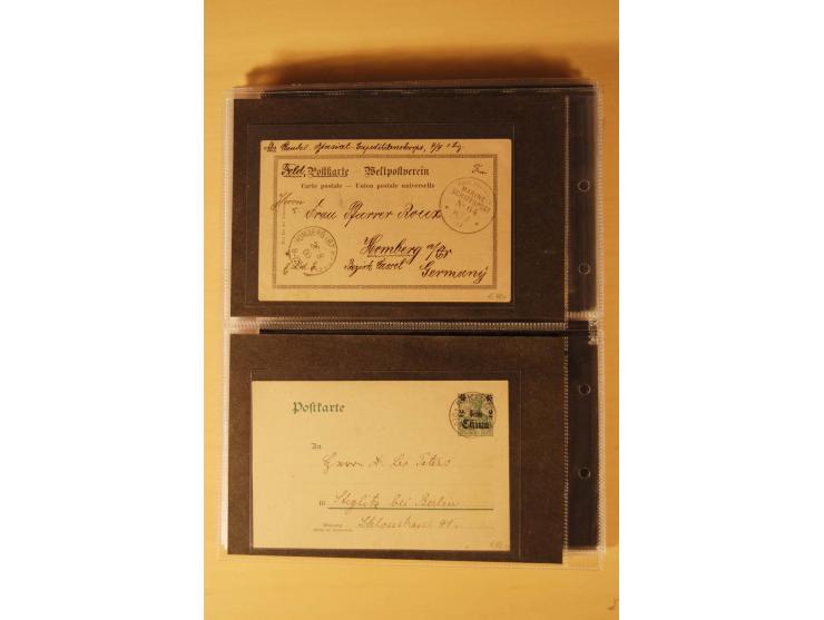 1898/1914, 61 Belege China und 29 Belege Kiautschou, dabei Feldpost, Ansichtskarten etc.