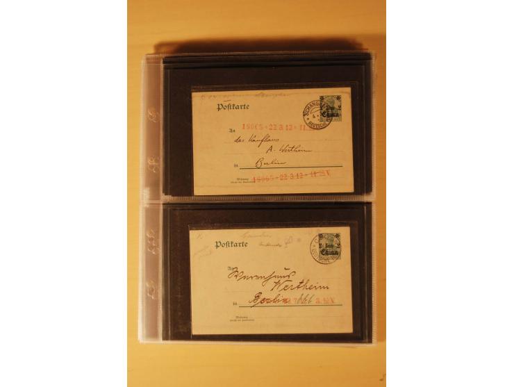 1898/1914, 61 Belege China und 29 Belege Kiautschou, dabei Feldpost, Ansichtskarten etc.