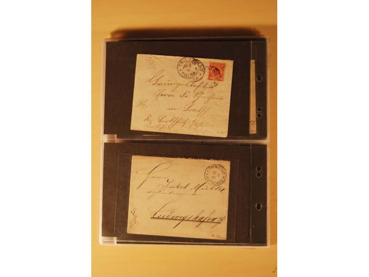 1898/1914, 61 Belege China und 29 Belege Kiautschou, dabei Feldpost, Ansichtskarten etc.