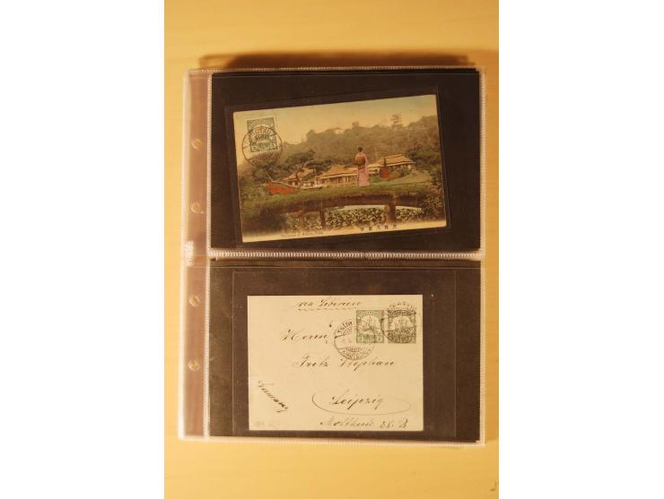 1898/1914, 61 Belege China und 29 Belege Kiautschou, dabei Feldpost, Ansichtskarten etc.
