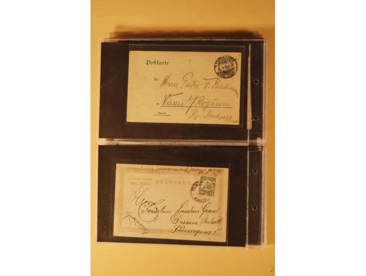 1898/1914, 61 Belege China und 29 Belege Kiautschou, dabei Feldpost, Ansichtskarten etc.
