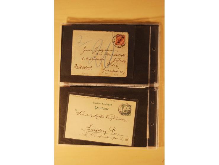 1898/1914, 61 Belege China und 29 Belege Kiautschou, dabei Feldpost, Ansichtskarten etc.