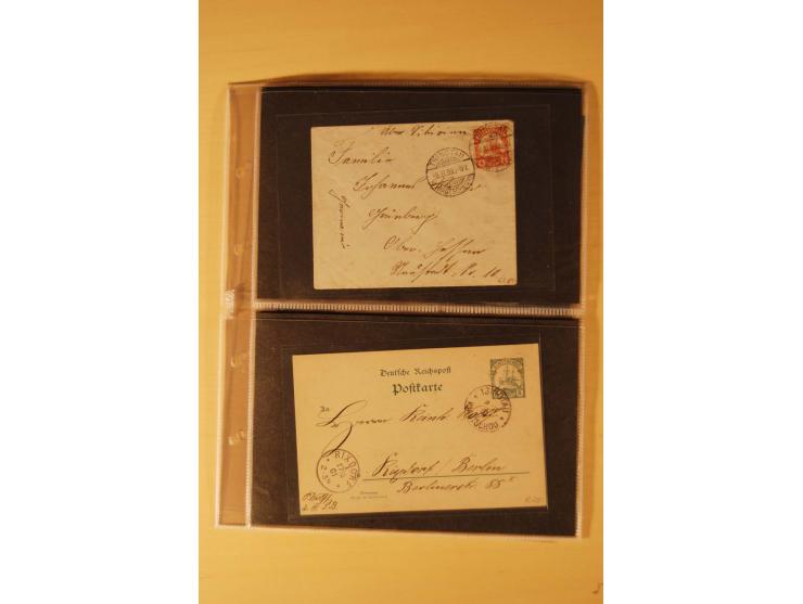 1898/1914, 61 Belege China und 29 Belege Kiautschou, dabei Feldpost, Ansichtskarten etc.