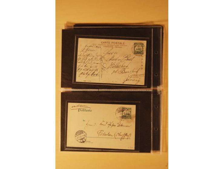 1898/1914, 61 Belege China und 29 Belege Kiautschou, dabei Feldpost, Ansichtskarten etc.