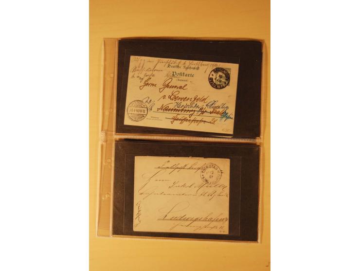 1898/1914, 61 Belege China und 29 Belege Kiautschou, dabei Feldpost, Ansichtskarten etc.