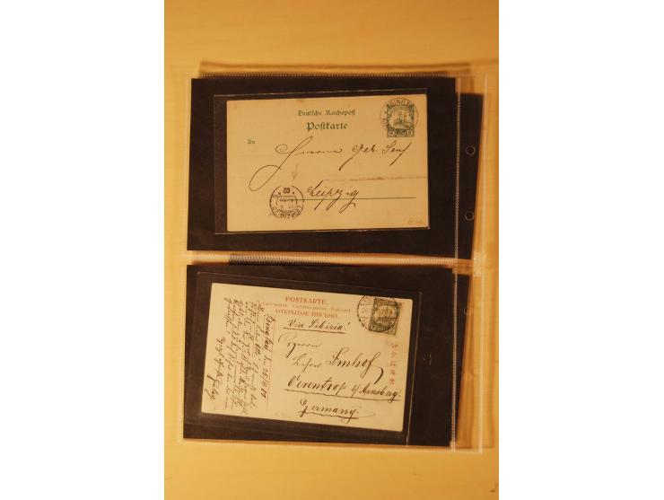 1898/1914, 61 Belege China und 29 Belege Kiautschou, dabei Feldpost, Ansichtskarten etc.