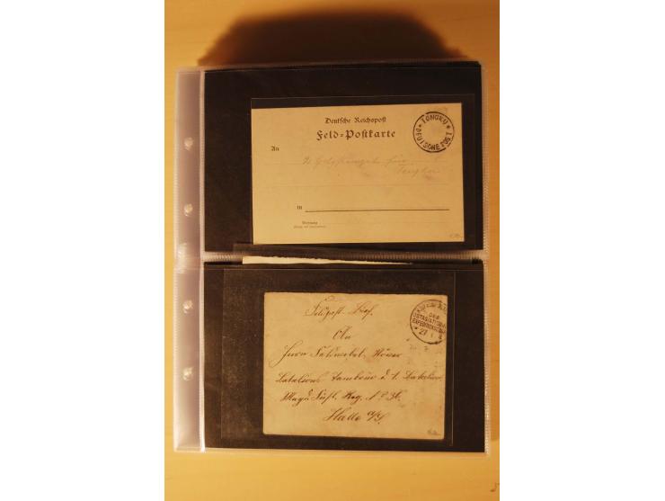 1898/1914, 61 Belege China und 29 Belege Kiautschou, dabei Feldpost, Ansichtskarten etc.
