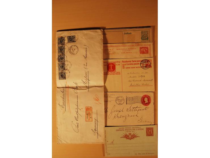  1892, interessante Partie von Briefen und Karten, meist aus einer Korrespondenz Meppen-Pangani, dabei auch etwas Incoming Ma
