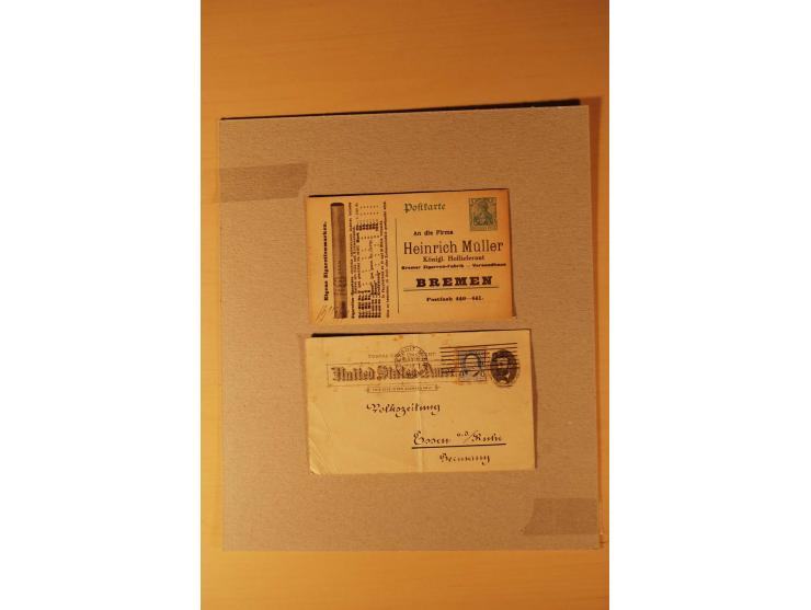  1892, interessante Partie von Briefen und Karten, meist aus einer Korrespondenz Meppen-Pangani, dabei auch etwas Incoming Ma