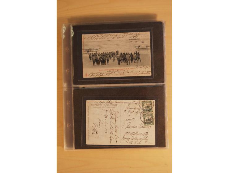 1900/17 (ca.), 66 Belege, dabei Feldpost, Ansichtskarten, Wetterbeobachtungs-Tabelle für die Schutztruppe des Südbezirks etc.