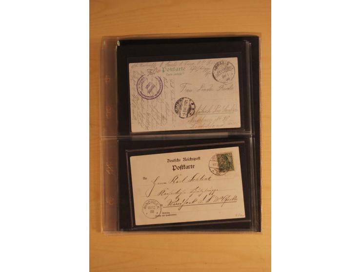 1900/17 (ca.), 66 Belege, dabei Feldpost, Ansichtskarten, Wetterbeobachtungs-Tabelle für die Schutztruppe des Südbezirks etc.