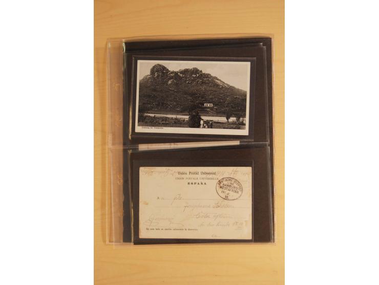 1900/17 (ca.), 66 Belege, dabei Feldpost, Ansichtskarten, Wetterbeobachtungs-Tabelle für die Schutztruppe des Südbezirks etc.