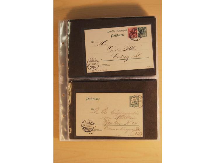 1900/17 (ca.), 66 Belege, dabei Feldpost, Ansichtskarten, Wetterbeobachtungs-Tabelle für die Schutztruppe des Südbezirks etc.