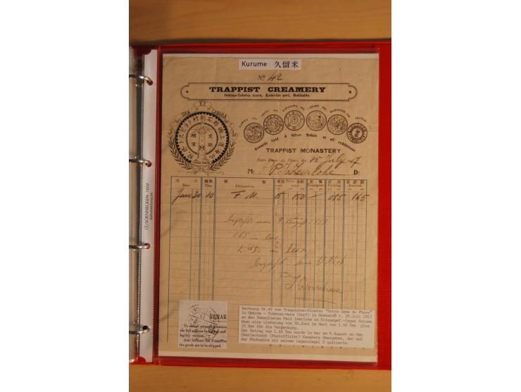 1914/1919, umfangreiche Sammlung fast aller Lager mit ca. 190 Briefen und Karten auf Albenblättern mit Beschriftung, dabei vi