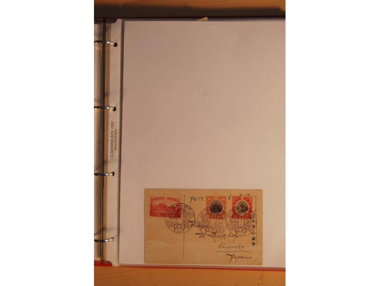 1914/1919, umfangreiche Sammlung fast aller Lager mit ca. 190 Briefen und Karten auf Albenblättern mit Beschriftung, dabei vi