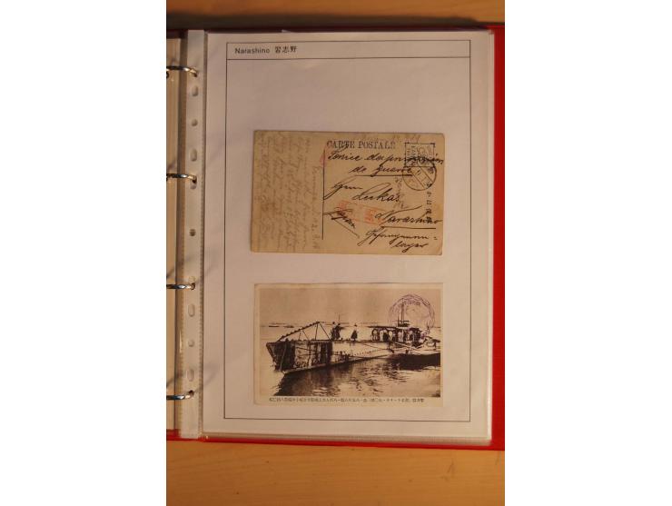 1914/1919, umfangreiche Sammlung fast aller Lager mit ca. 190 Briefen und Karten auf Albenblättern mit Beschriftung, dabei vi