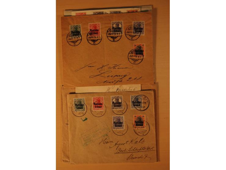  1918, ungebrauchte, postfrische und gestempelte Sammlung, dabei viele HAN, Oberränder, Einheiten, Farben und weitere Besonde