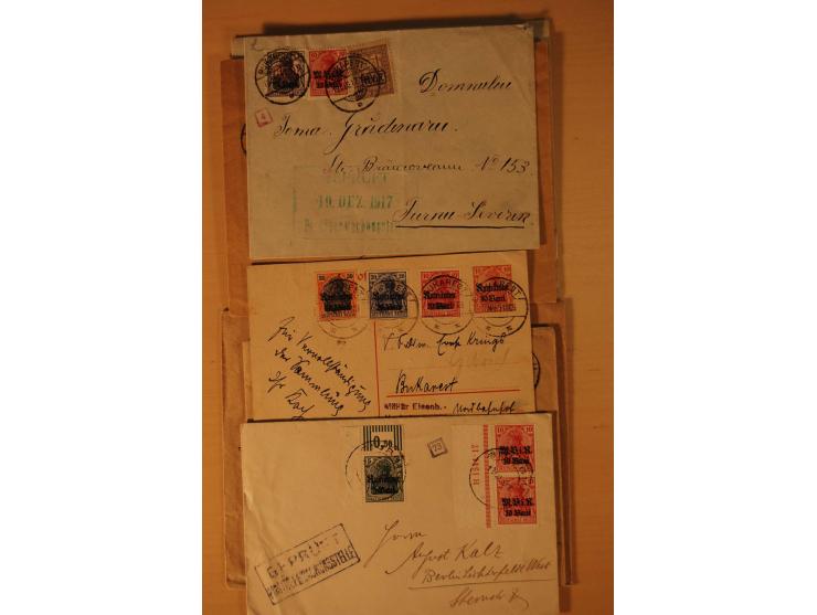  1918, ungebrauchte, postfrische und gestempelte Sammlung, dabei viele HAN, Oberränder, Einheiten, Farben und weitere Besonde