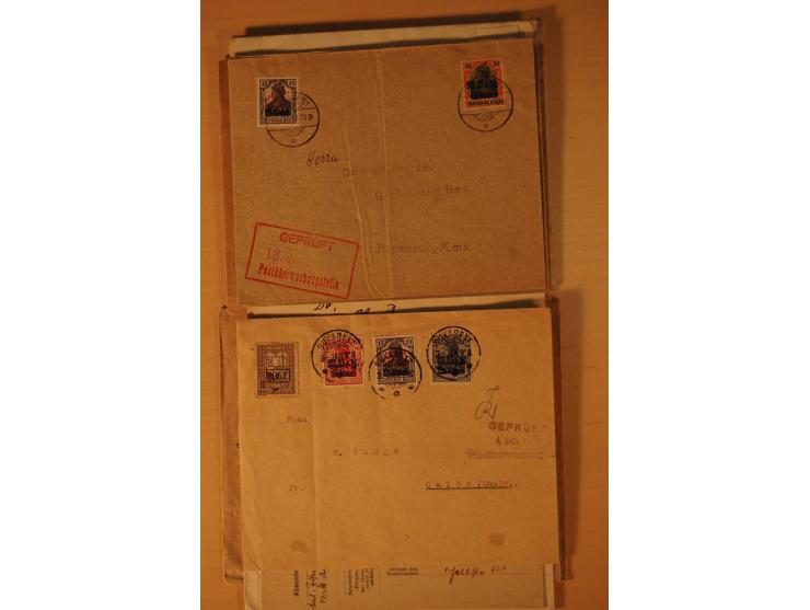  1918, ungebrauchte, postfrische und gestempelte Sammlung, dabei viele HAN, Oberränder, Einheiten, Farben und weitere Besonde