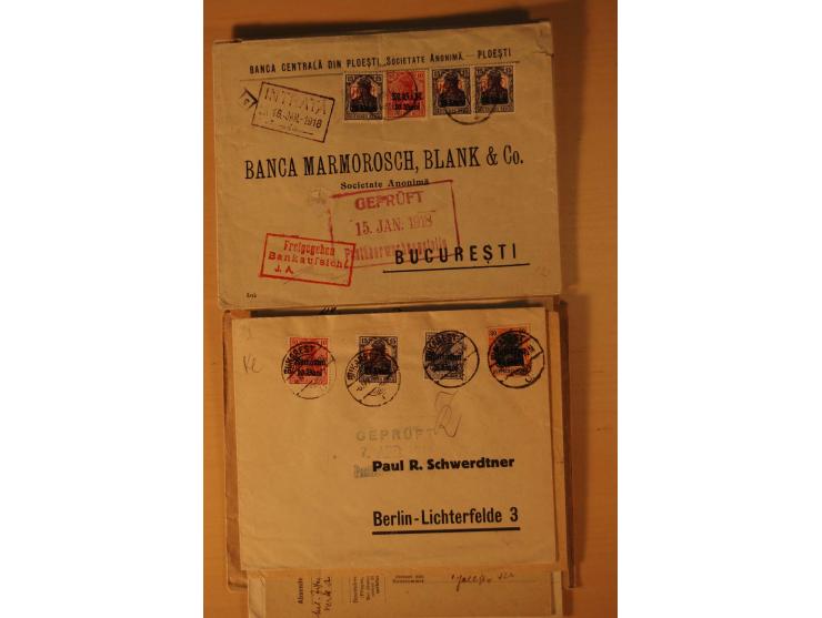  1918, ungebrauchte, postfrische und gestempelte Sammlung, dabei viele HAN, Oberränder, Einheiten, Farben und weitere Besonde