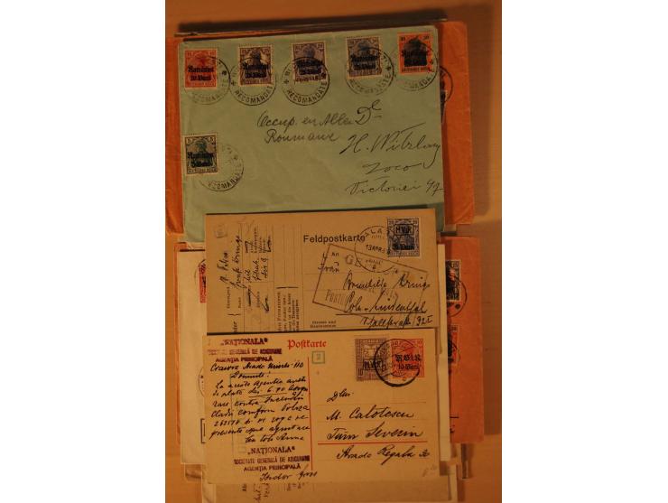  1918, ungebrauchte, postfrische und gestempelte Sammlung, dabei viele HAN, Oberränder, Einheiten, Farben und weitere Besonde