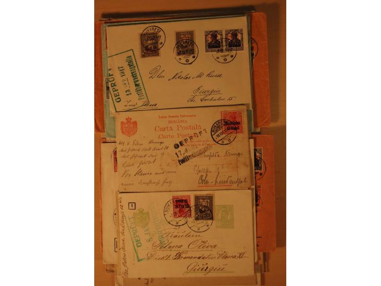  1918, ungebrauchte, postfrische und gestempelte Sammlung, dabei viele HAN, Oberränder, Einheiten, Farben und weitere Besonde