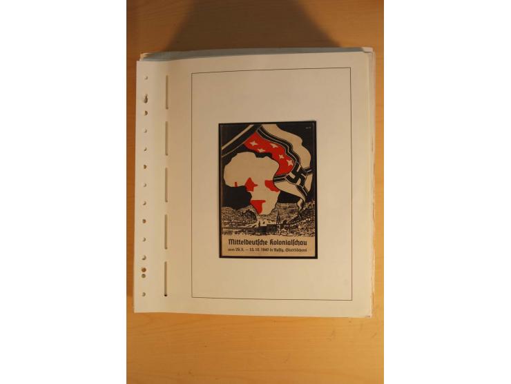 1938, umfangreiche, meist gestempelte und ungebrauchte Sammlung inkl. vielen Briefstücken, dabei bessere und kpl. Ausgaben, E