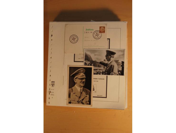 1938, umfangreiche, meist gestempelte und ungebrauchte Sammlung inkl. vielen Briefstücken, dabei bessere und kpl. Ausgaben, E