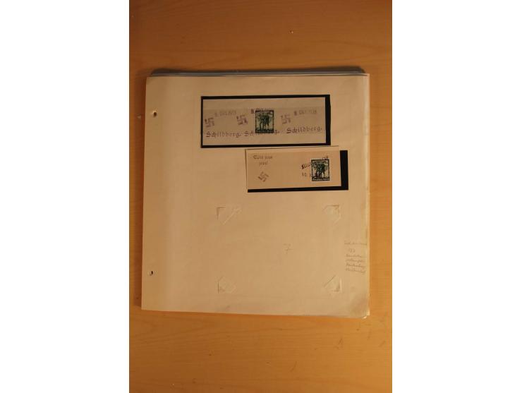 1938, umfangreiche, meist gestempelte und ungebrauchte Sammlung inkl. vielen Briefstücken, dabei bessere und kpl. Ausgaben, E