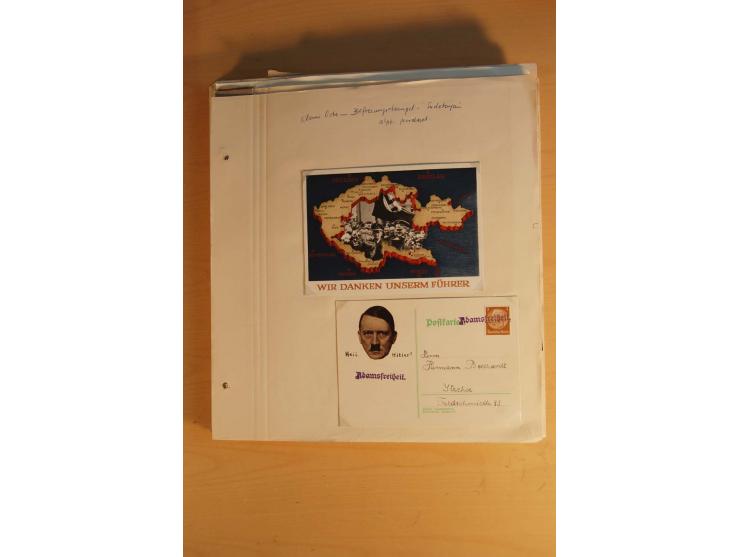 1938, umfangreiche, meist gestempelte und ungebrauchte Sammlung inkl. vielen Briefstücken, dabei bessere und kpl. Ausgaben, E