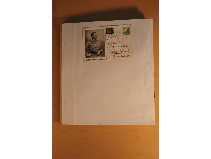 1938, umfangreiche, meist gestempelte und ungebrauchte Sammlung inkl. vielen Briefstücken, dabei bessere und kpl. Ausgaben, E