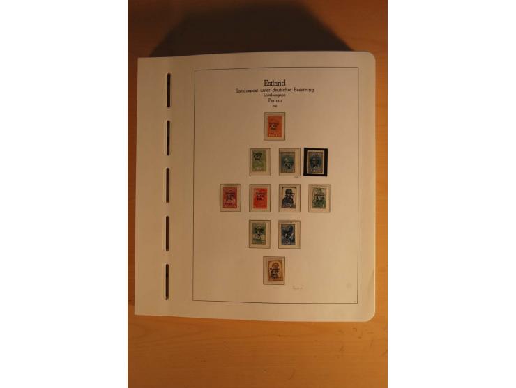 1939/45, umfangreiche postfrische und ungebrauchte Sammlung im Vordruckalbum mit vielen kompletten und besseren Ausgaben, etl