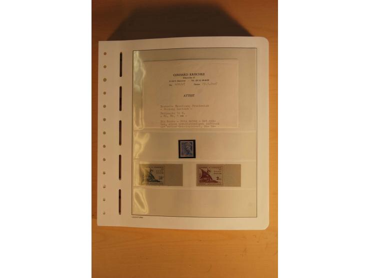 1939/45, umfangreiche postfrische und ungebrauchte Sammlung im Vordruckalbum mit vielen kompletten und besseren Ausgaben, etl