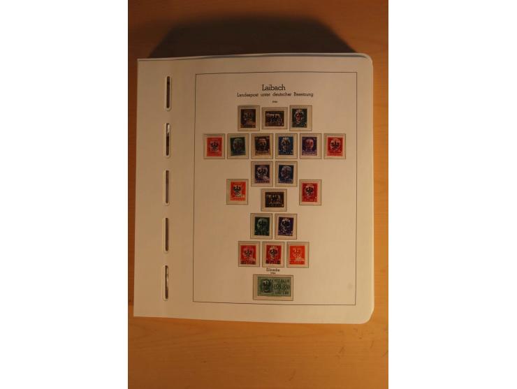 1939/45, umfangreiche postfrische und ungebrauchte Sammlung im Vordruckalbum mit vielen kompletten und besseren Ausgaben, etl