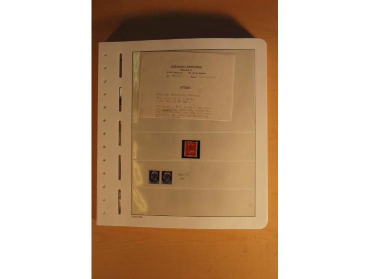 1939/45, umfangreiche postfrische und ungebrauchte Sammlung im Vordruckalbum mit vielen kompletten und besseren Ausgaben, etl