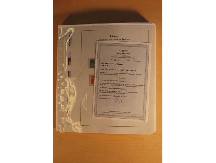 1939/45, umfangreiche postfrische und ungebrauchte Sammlung im Vordruckalbum mit vielen kompletten und besseren Ausgaben, etl