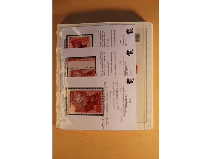 1939/45, umfangreiche postfrische und ungebrauchte Sammlung im Vordruckalbum mit vielen kompletten und besseren Ausgaben, etl