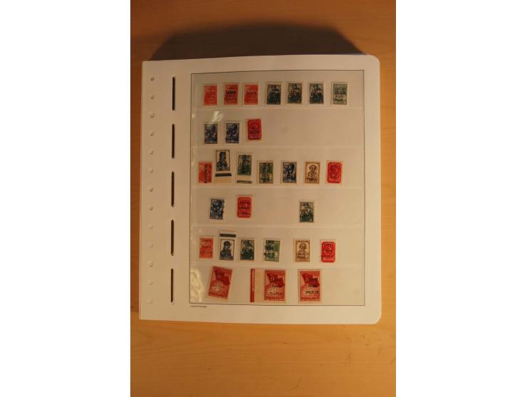 1939/45, umfangreiche postfrische und ungebrauchte Sammlung im Vordruckalbum mit vielen kompletten und besseren Ausgaben, etl