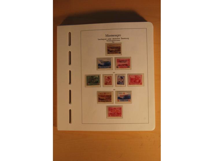 1939/45, umfangreiche postfrische und ungebrauchte Sammlung im Vordruckalbum mit vielen kompletten und besseren Ausgaben, etl